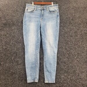 Judy Blue Slim Fit Jeans Light Wash High Rise Denim JB82176MD Size 11/30